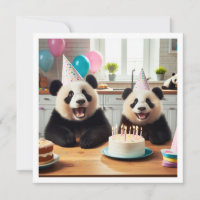 We can bear-ly believe it! Panda bear birthday