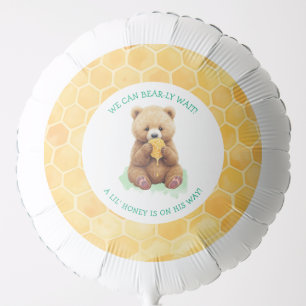 We Can Bear-ly Wait! Bear and Honey Baby Shower Balloon
