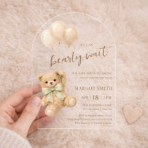  We Can Bearly Wait Baby Shower