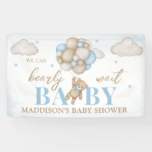 We Can Bearly Wait Baby Shower Banner