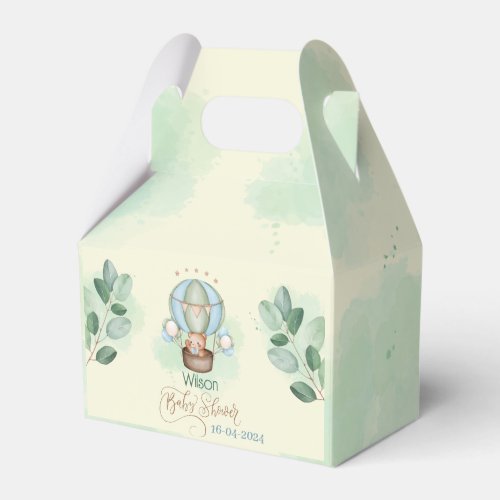 we can bearly wait baby shower bear favor boxes