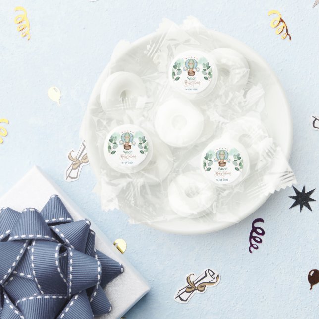 we can bearly wait baby shower bear life saver® mints (Party)