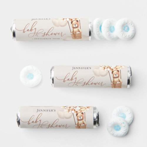 We Can Bearly Wait Baby Shower Breath Savers Mints