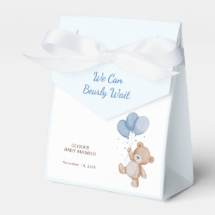 We Can Bearly Wait Baby Shower Favor Boxes