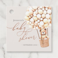 We Can Bearly Wait! Baby Shower Favor Tags