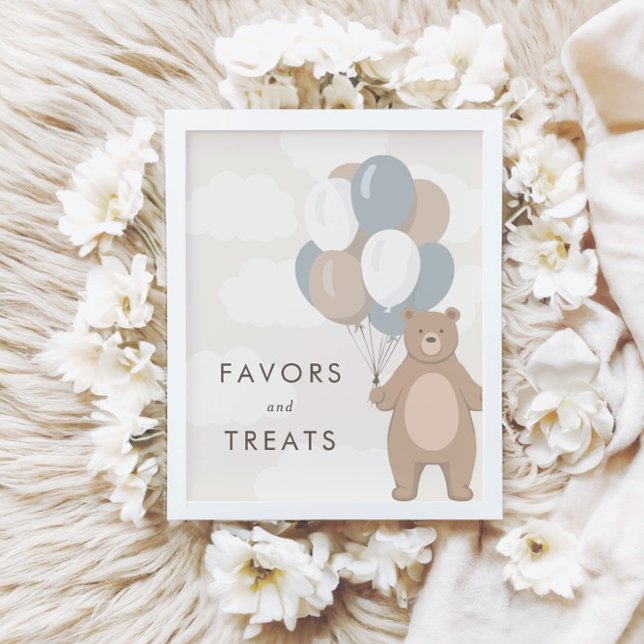 We Can Bearly Wait | Baby Shower Favors and Treats Poster (Creator Uploaded)