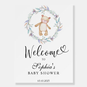 We can bearly wait baby shower  foam board