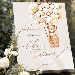 We Can Bearly Wait! Baby Shower Foam Board