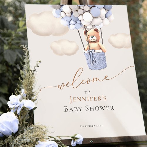 We Can Bearly Wait Baby Shower Foam Board