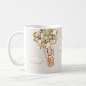 We Can Bearly Wait! Baby Shower Green Gold Coffee Mug (Left)