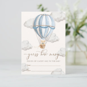 We Can Bearly Wait Baby Shower Guess How Many Card