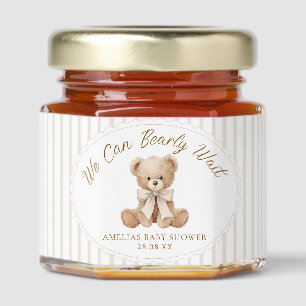 We Can Bearly Wait Baby Shower Honey Jar Favors