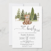 We Can Bearly Wait Baby Shower Invitation (Front)