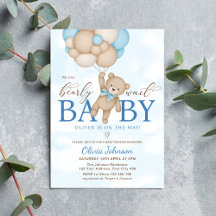 We Can Bearly Wait Baby Shower