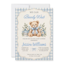 We Can Bearly Wait Baby Shower