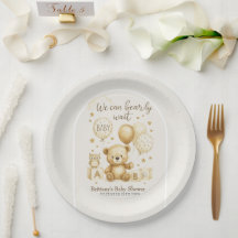 We Can Bearly Wait Baby Shower Invitation