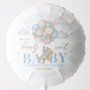We Can Bearly Wait Baby Shower Large Balloon