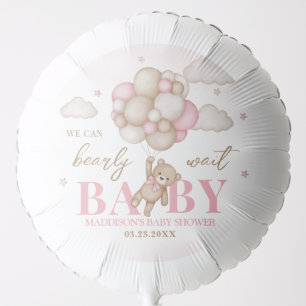 We Can Bearly Wait Baby Shower Large Balloon