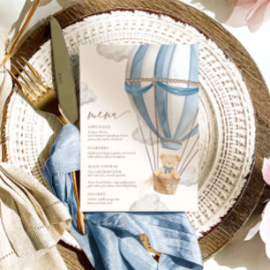 We Can Bearly Wait Baby Shower Menu