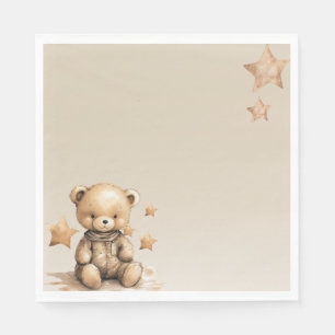 We Can Bearly Wait Baby Shower Napkins