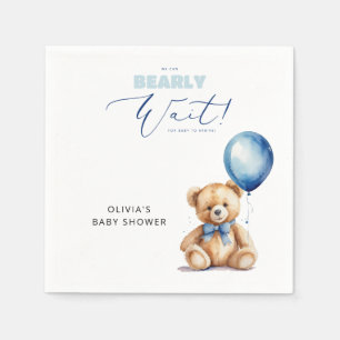 We Can Bearly Wait Baby Shower Napkins