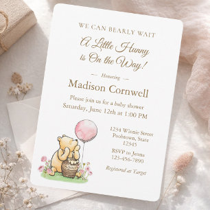 We Can Bearly Wait Baby Shower Neutral  Invitation