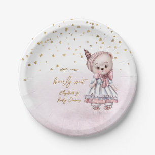 We Can Bearly Wait Baby Shower Paper Plates