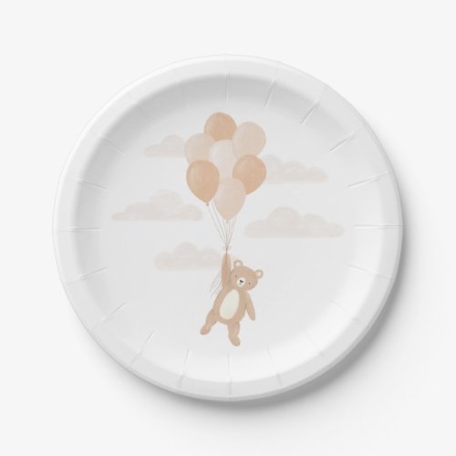 We Can Bearly Wait Baby Shower Paper Plates