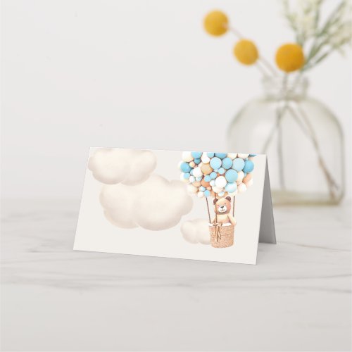 We Can Bearly Wait Baby Shower Place Card