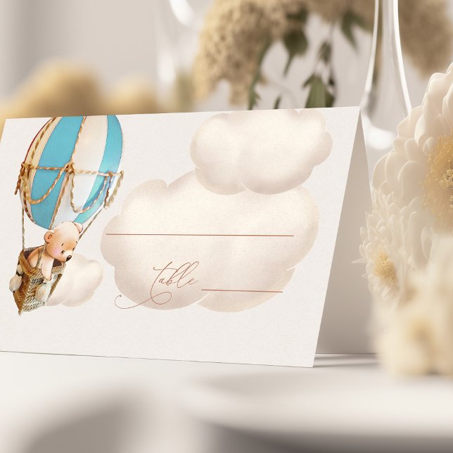 We Can Bearly Wait! Baby Shower Place Card (Creator Uploaded)