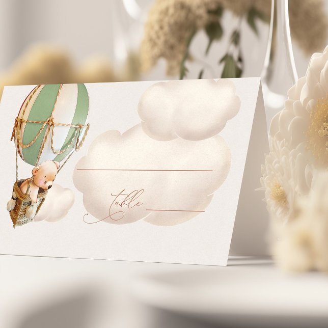 We Can Bearly Wait! Baby Shower Place Card (Creator Uploaded)