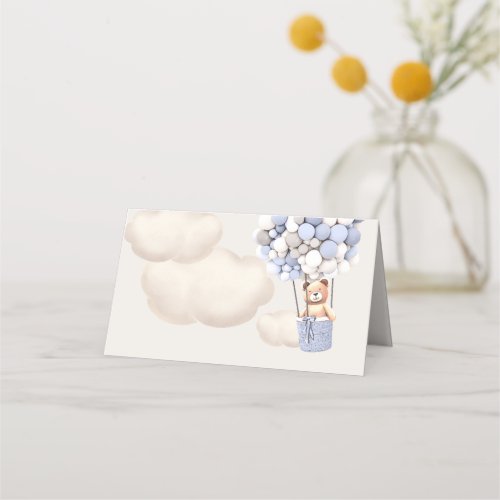 We Can Bearly Wait Baby Shower Place Card