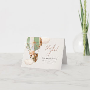 We Can Bearly Wait! Baby Shower Thank You Card