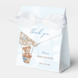 We Can Bearly Wait Baby Shower Thank You Favor Boxes