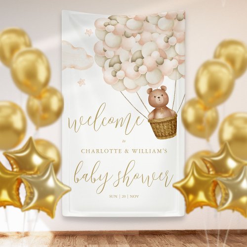 We Can Bearly Wait Baby Shower Welcome Banner