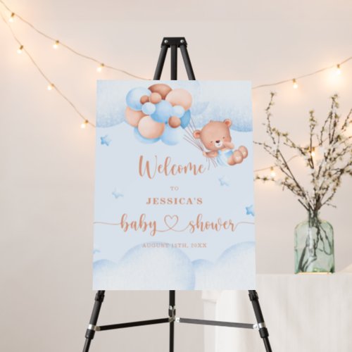 We Can Bearly Wait Baby Shower Welcome Foam Boards