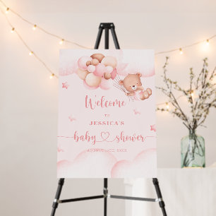 We Can Bearly Wait Baby Shower Welcome Foam Boards