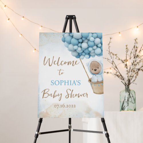 We Can Bearly Wait Baby Shower Welcome Sign