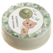 We Can Bearly Wait Bear Baby Shower Chocolate Covered Oreo (Angled)