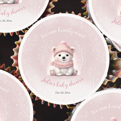 We Can Bearly Wait Bear Baby Shower  Edible Frosting Rounds