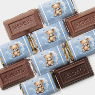 We Can Bearly Wait Blue Baby Shower Hershey's Miniatures