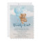 We can Bearly Wait Blue Teddy Bear Baby Shower