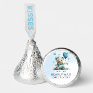 We can bearly wait Blue Teddy Bear Hershey®'s Kisses®