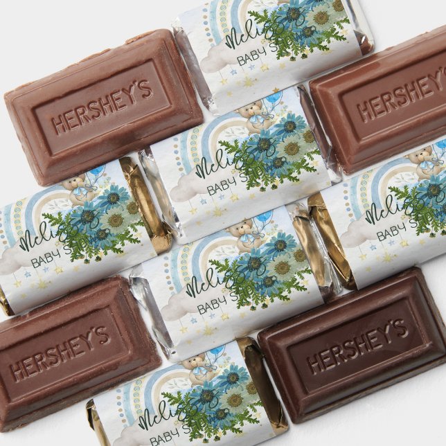 We can bearly wait boho rainbow custom wrapper hershey's miniatures (Creator Uploaded)