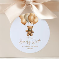 We Can Bearly Wait Boho Teddy Bear Baby Shower