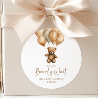 We Can Bearly Wait Boho Teddy Bear Baby Shower