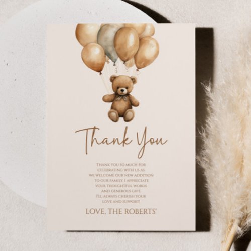 We Can Bearly Wait Boho Teddy Bear Baby Shower