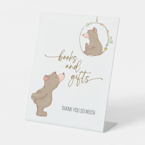 We Can Bearly Wait Books and Gifts Sign JL01