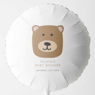 We Can Bearly Wait Boys Baby Shower Balloon