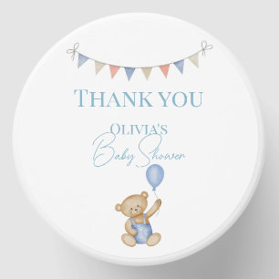 We Can Bearly Wait Candy Favor Tag – Baby Boy Show Mini Candle Favors